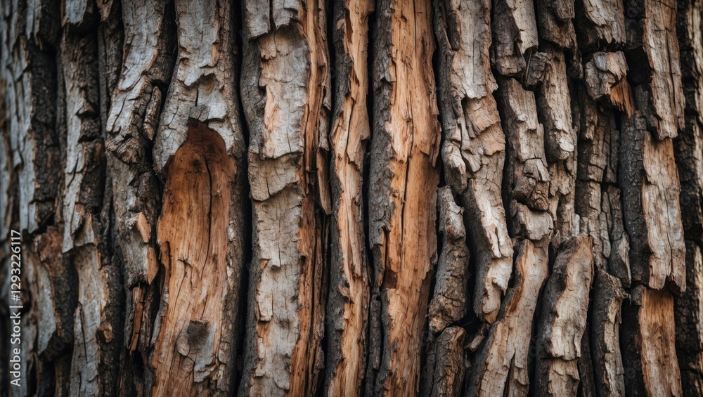 Wood bark texture close-up showcasing natural patterns and colors for backgrounds or design projects in nature-inspired themes. Wood bark texture close-up showcasing natural patterns and colors for backgrounds or design projects in nature-inspired themes.