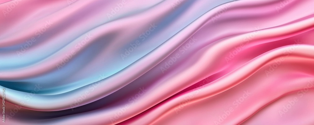A flowing blend of pink and blue fabric creates a soft, dreamy texture that evokes elegance and tranquility. A flowing blend of pink and blue fabric creates a soft, dreamy texture that evokes elegance and tranquility.
