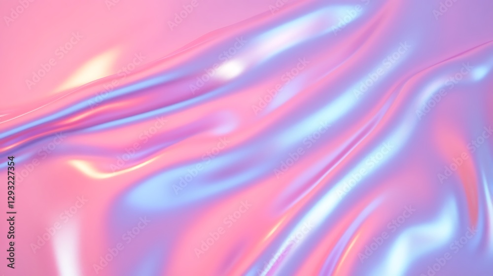 Soft Silky Fabric Texture with Iridescent Effect in Shades of Pink and Blue for Background or Design Use Soft Silky Fabric Texture with Iridescent Effect in Shades of Pink and Blue for Background or Design Use