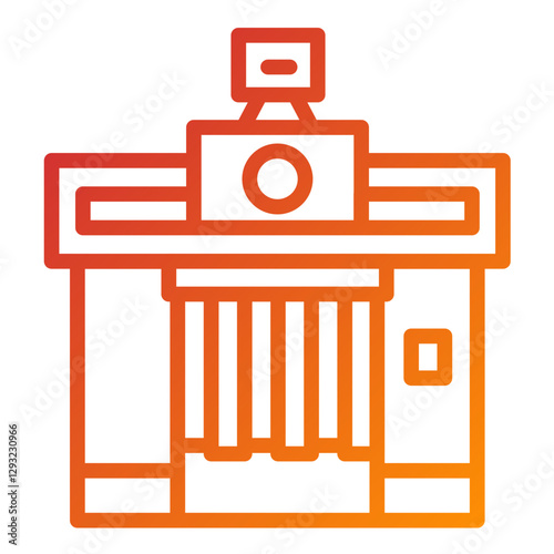 Vector Design Passport Photo Icon Style