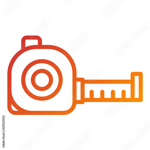 Tape Measure Vector Design Icon Style