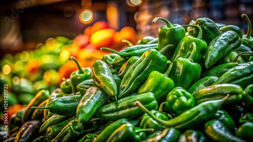 Oaxaca Chile de Agua Peppers: Low Light Spicy Green Chili Harvest