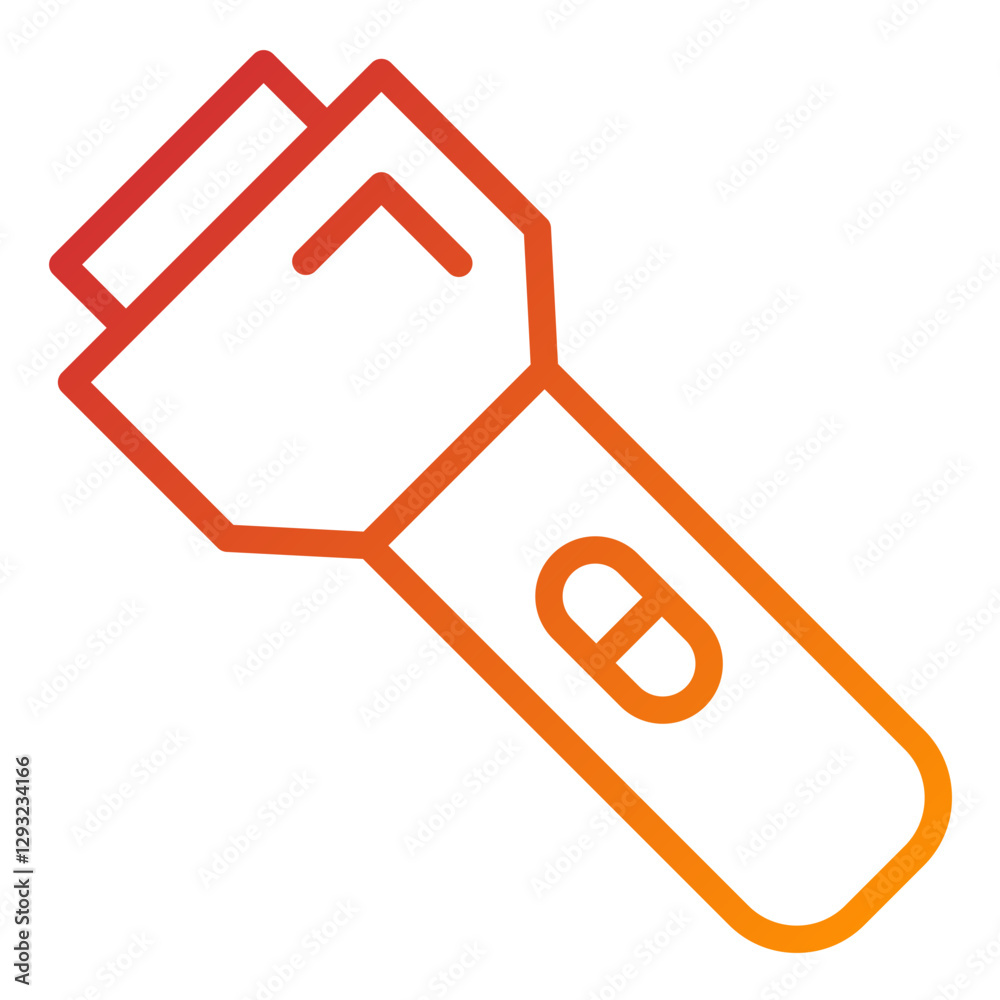 Flashing Light Vector Design Icon Style Flashing Light Vector Design Icon Style