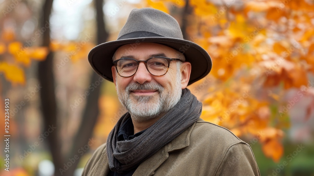 Experienced Tour Guide Leading Scenic Nature Adventures in Autumn Landscape