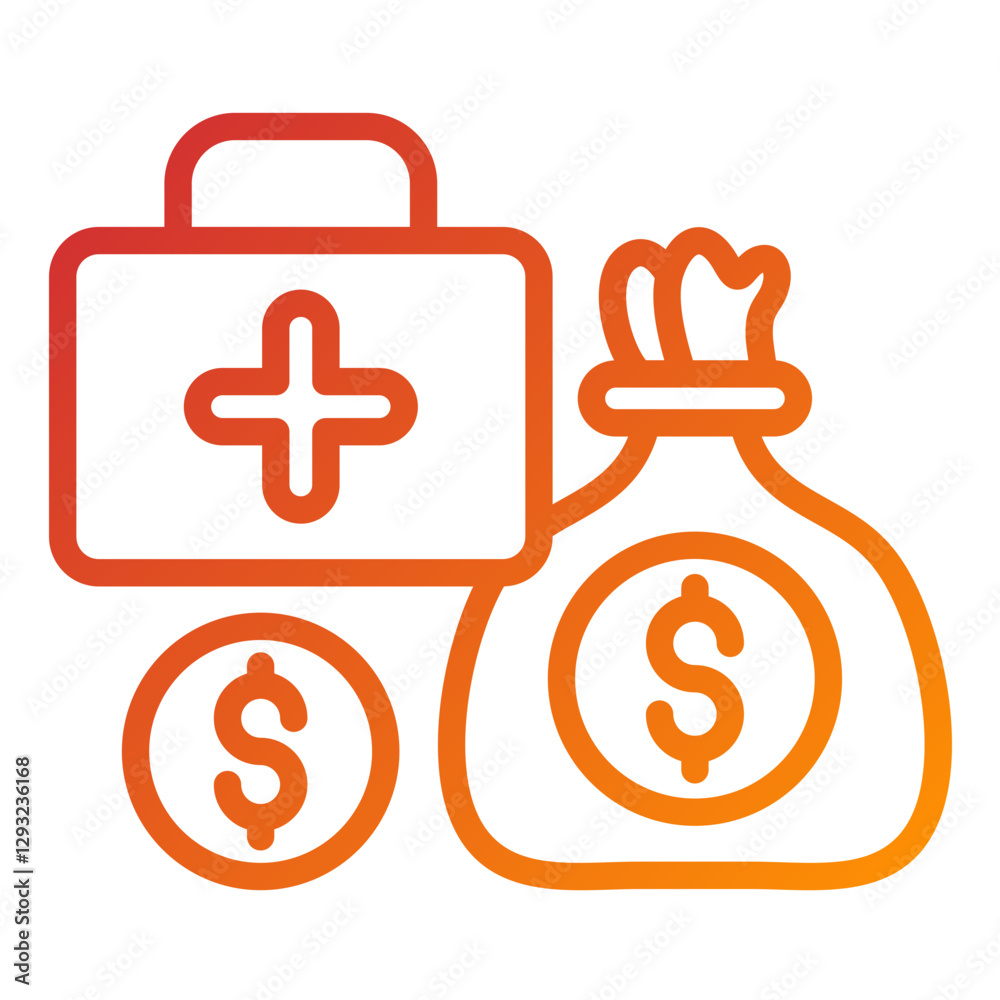 Obraz premium Emergency Fund Vector Design Icon Style