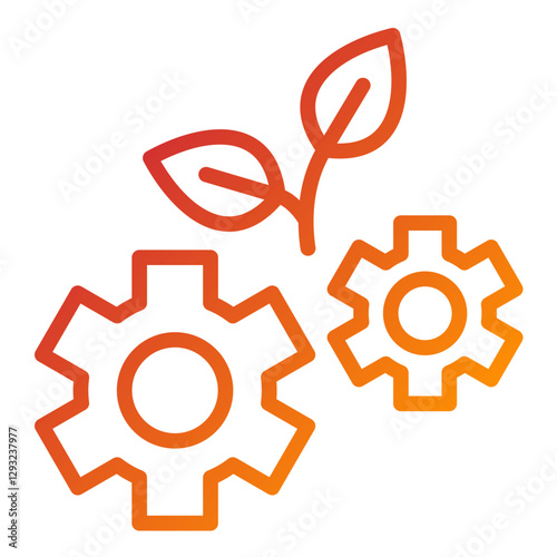Sustainable Development Vector Design Icon Style
