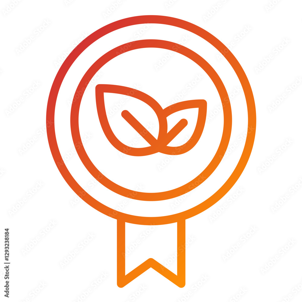 Eco Badge Vector Design Icon Style Eco Badge Vector Design Icon Style