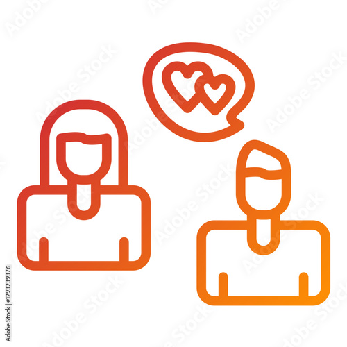 Flirtatious Vector Design Icon Style