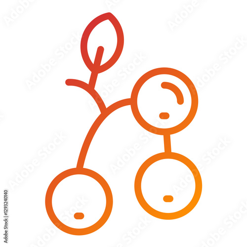 Berries Vector Design Icon Style