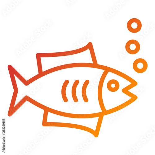 Tuna Vector Design Icon Style