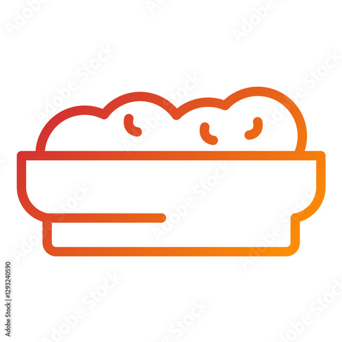 Cottage Cheese Vector Design Icon Style