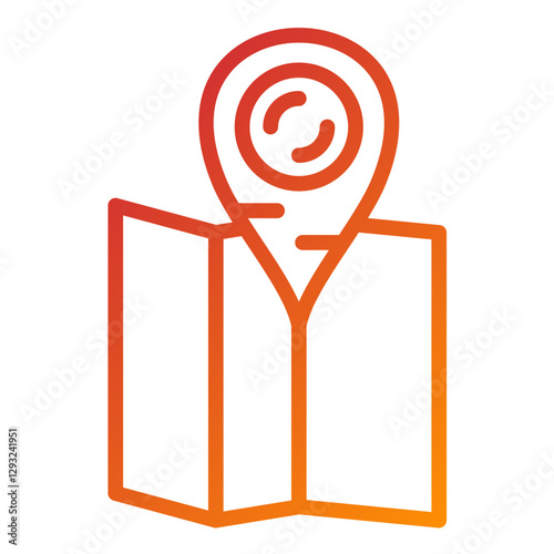 Pinpoint Vector Design Icon Style