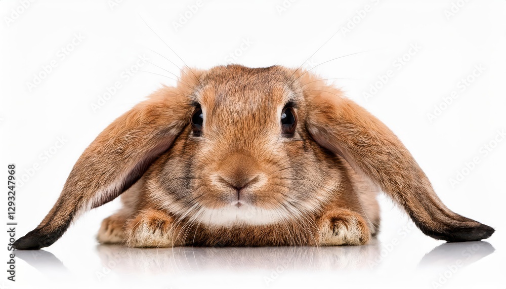 Pure Bliss An Enchanting, SoftFurred Rabbit in a Stark White Setting, Capturing the Innocence and Grace of Natures Cute Creatures. Pure Bliss An Enchanting, SoftFurred Rabbit in a Stark White Setting, Capturing the Innocence and Grace of Natures Cute Creatures.