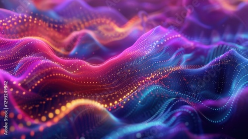 A dynamic and vibrant psychedelic artwork featuring swirling neon patterns. for creative visuals.