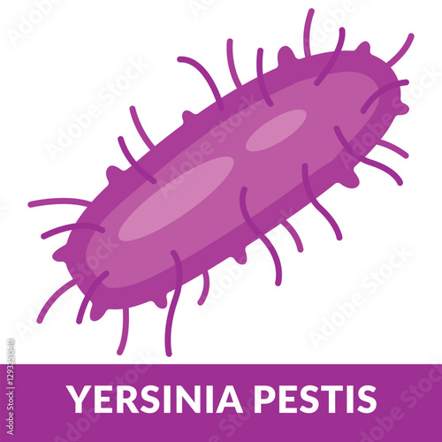 yersinia pestis bacteria Design vector illustration