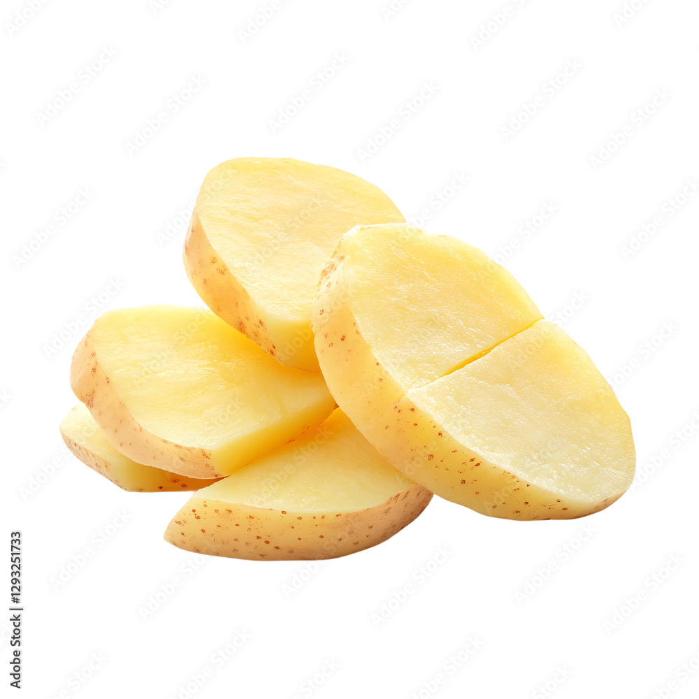 Potatoes isolated on transparent background Potatoes isolated on transparent background