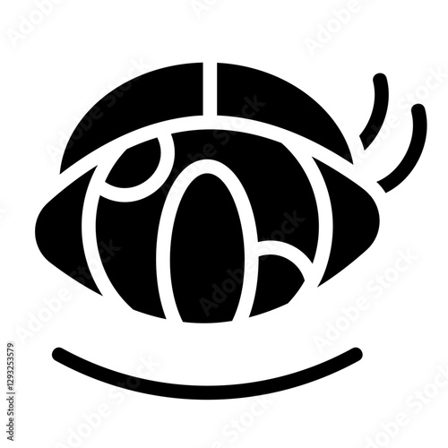 Eyeball Solid Icon