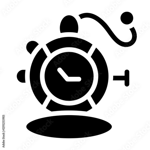 Pocket Watch Solid Icon