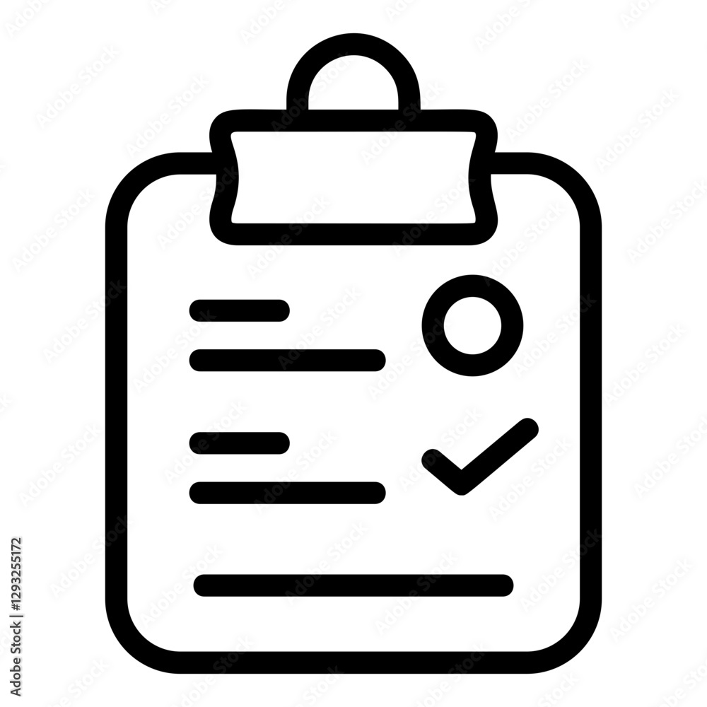 Task Line Icon Task Line Icon