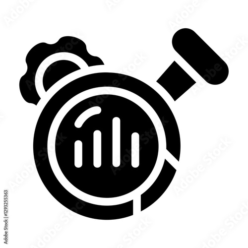Analysis Solid Icon