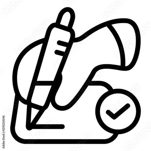 Agreement Line Icon