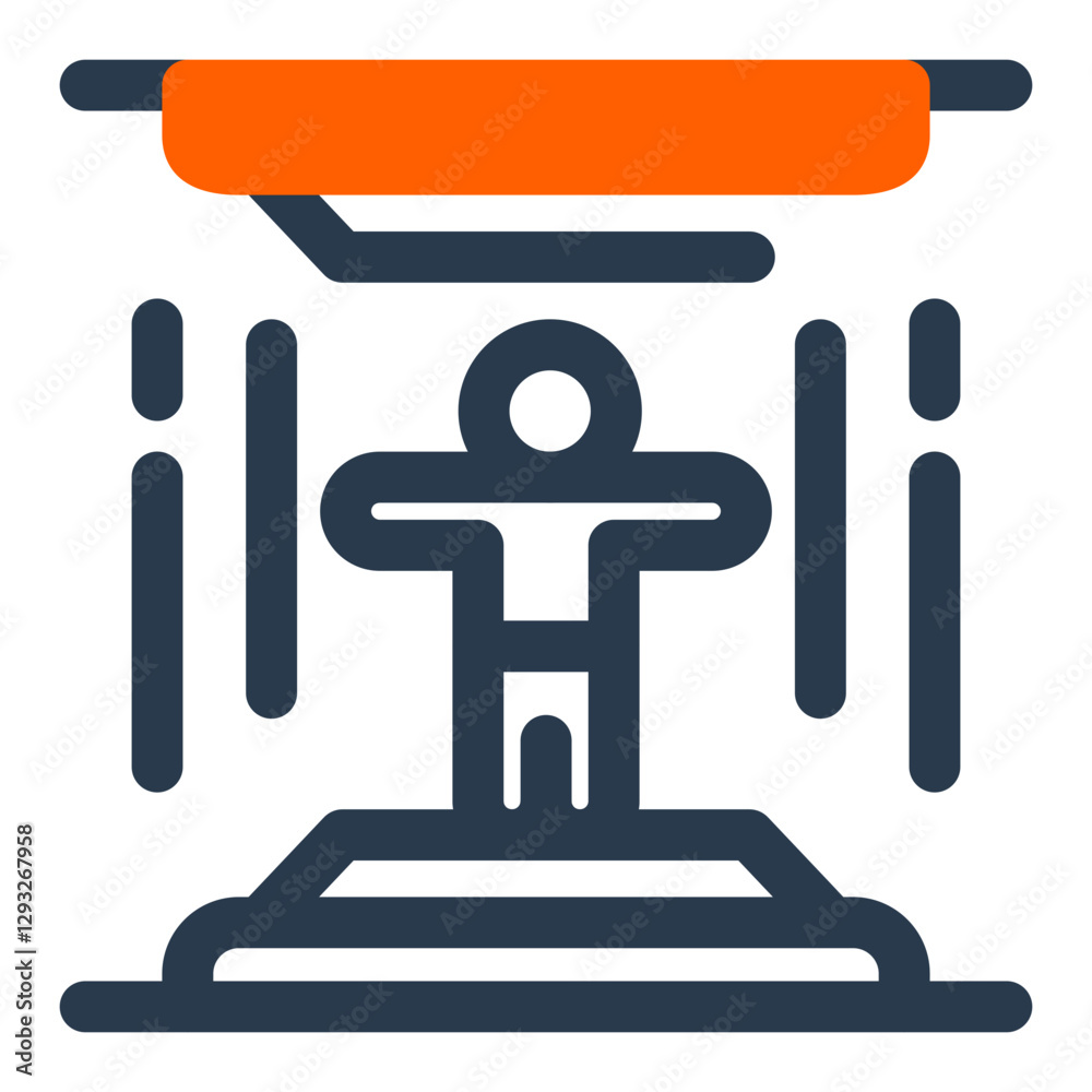 Teleportation Chamber with Sci-Fi Human Transport Teleportation Chamber with Sci-Fi Human Transport