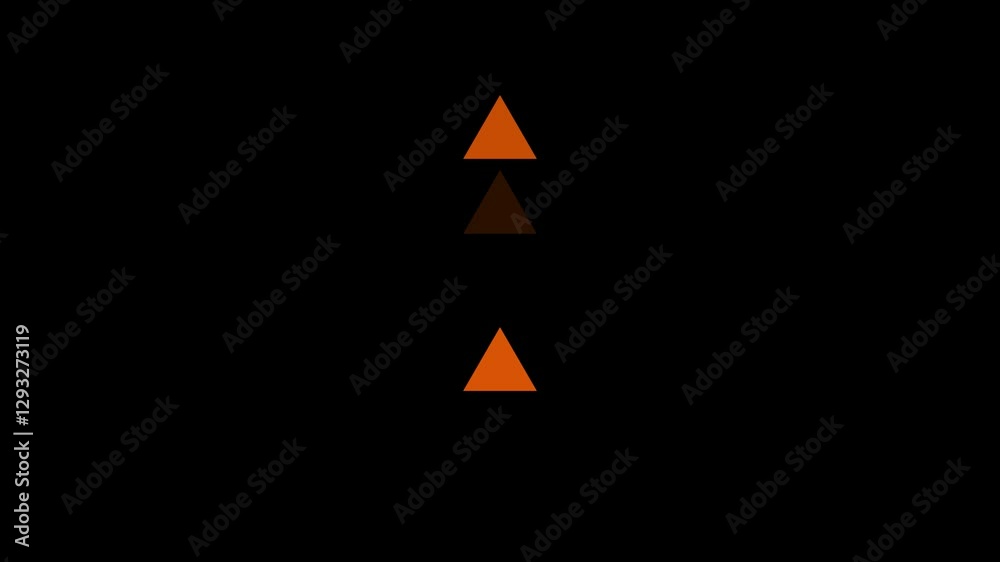Up direction animated arrow .Animation of sweep arrow icon, upward and transparent white swipe up pointing arrow icon.