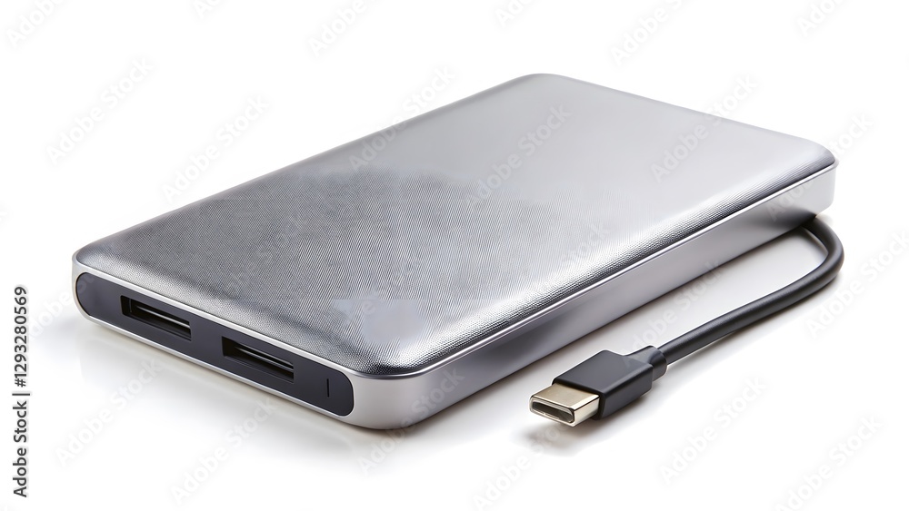 Portable Power Bank with USB Cable Portable Power Bank with USB Cable