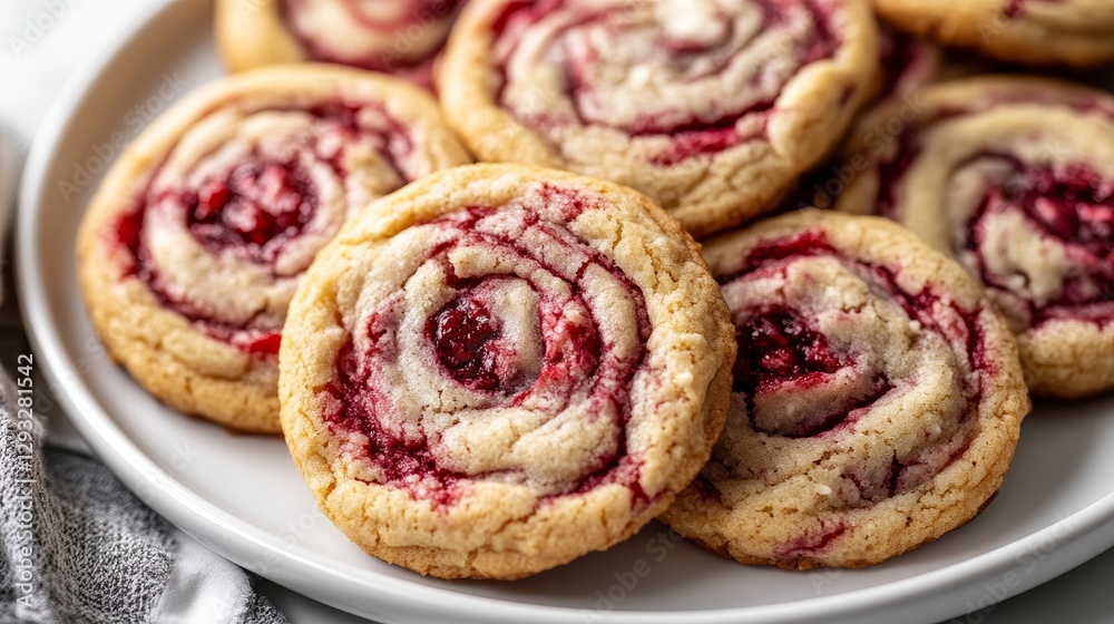 Delicious Spiral Cranberry Cookies: A Sweet Treat Delicious Spiral Cranberry Cookies: A Sweet Treat