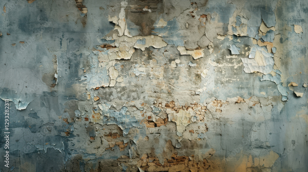 Obraz premium close up horizontal image of a worn textured concrete wall background