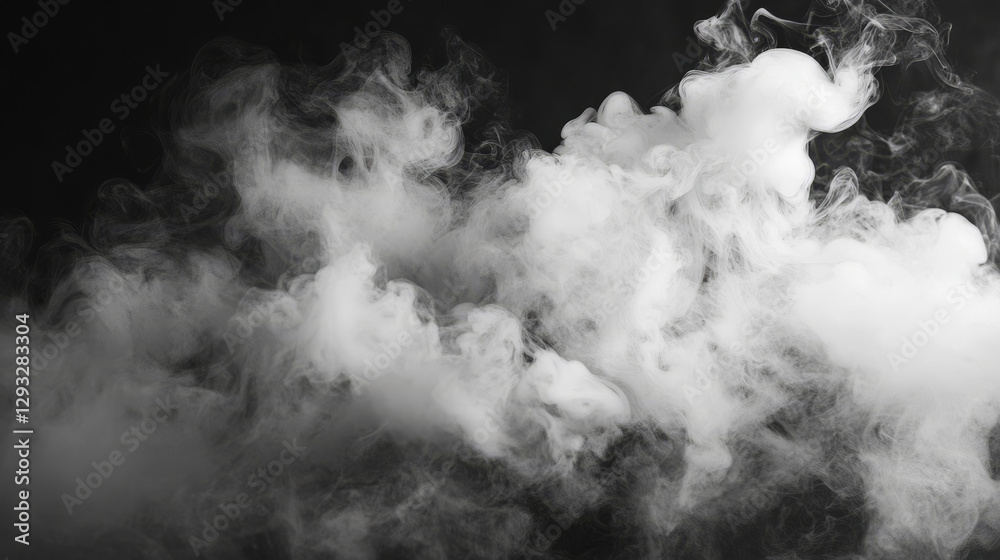 Set of abstract vector transparent cigarette smoke Set of abstract vector transparent cigarette smoke