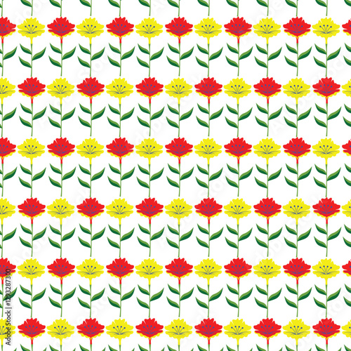 seamless pattern with flowers