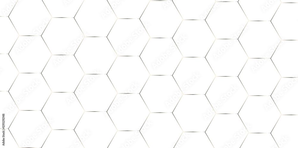 Naklejka premium Seamless creative geometric Pattern of white hexagon white abstract hexagon wallpaper or background. 3D Futuristic abstract honeycomb mosaic white background. white hexagon geometric texture. 