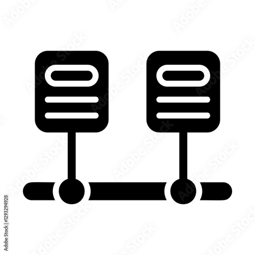 Timeline News Solid Icon