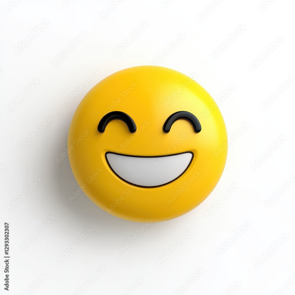 A cheerful yellow emoji with a broad smile, conveying happiness and positivity. A cheerful yellow emoji with a broad smile, conveying happiness and positivity.
