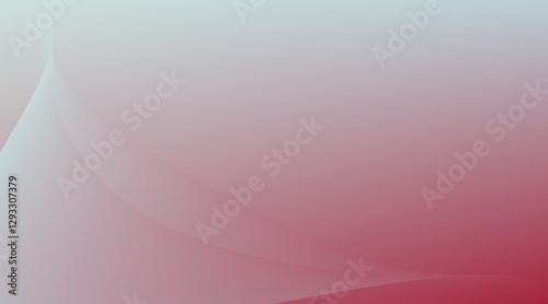 Konstfotografi A subtle gradient background transitions smoothly from white to a pale pink, culminating in a soft red hue