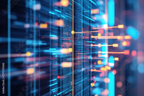 A modern stock photo representing API endpoints, request and response flow, and data exchange.