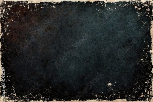 Black vintage poster overlay, distressed, torn edges, scratched surface , rip, paper