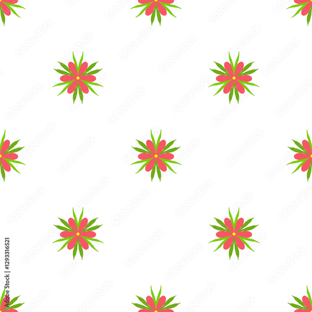 Tender seamless pattern with abstract flowers on white background. Endless Design ideal for Fabric, Wrapping Paper. spring summer Garden Tender seamless pattern with abstract flowers on white background. Endless Design ideal for Fabric, Wrapping Paper. spring summer Garden