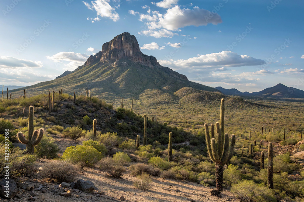 Fototapeta premium Bursera is mountain peak in arizona.
