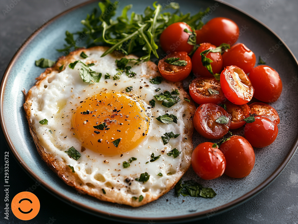 Food photo: sunny morning breakfast with fried eggs, glowing and fresh. Food photo: sunny morning breakfast with fried eggs, glowing and fresh.