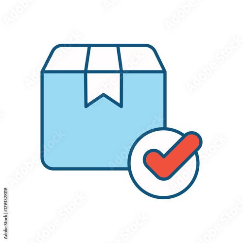 Order confirmation vector icon
