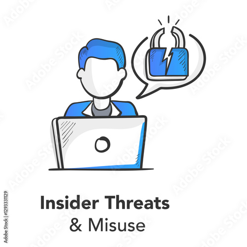 Insider Threats and IT Misuse Icon – Internal Security Risks