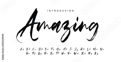 Handwritten Brush Font