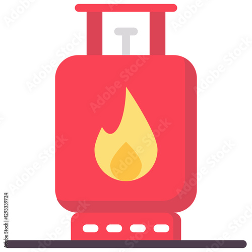 gas tank vector flat icon