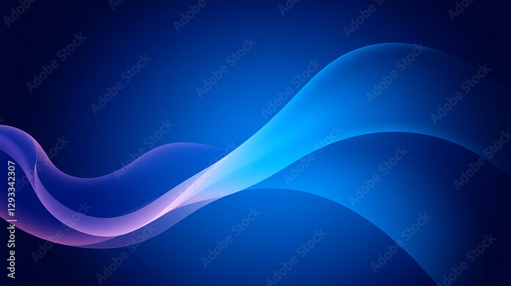 Abstract lines, blue background, graphic space, computer desktop wallpaper, 4K high-definition image10