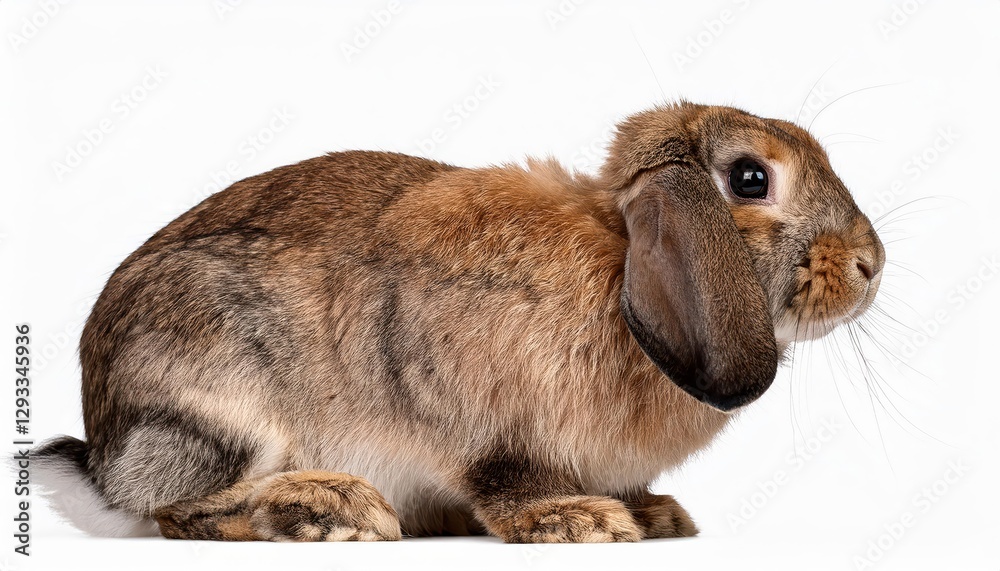 Brown LopEared Rabbit in Serene Setting Adorable Pet Relaxing amidst Natural Textures and Warm Tones, Exuding a Sense of Tranquility and Comfort. Brown LopEared Rabbit in Serene Setting Adorable Pet Relaxing amidst Natural Textures and Warm Tones, Exuding a Sense of Tranquility and Comfort.