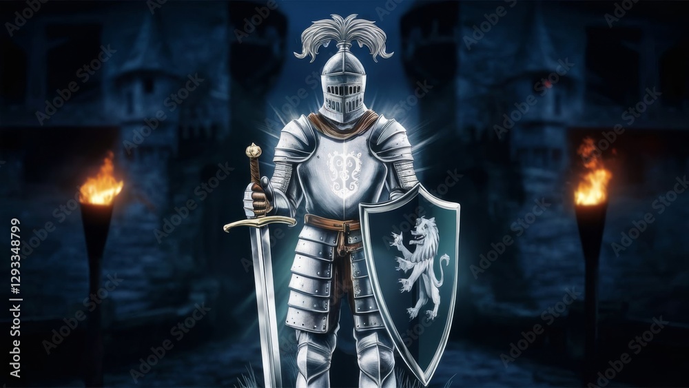 Obraz premium Medieval Knight