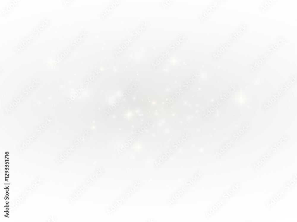 Fototapeta premium Soft and Delicate White Bokeh Glow, A Gentle Composition of Blurred Light Orbs, Evoking a Sense of Calmness, Luxury, and Dreamlike Beauty in a Minimalist Setting