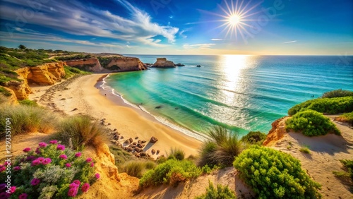 Stunning Cadiz Summer Beach Landscape: High-Resolution Stock Photo